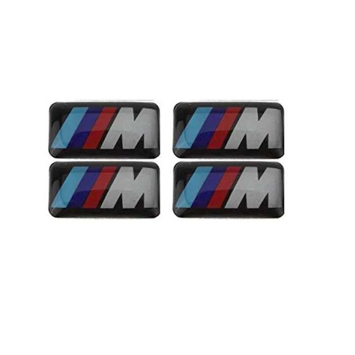 Emblema BMW M Logo, Sticker M Power silicon, volan, jante, schimbator
