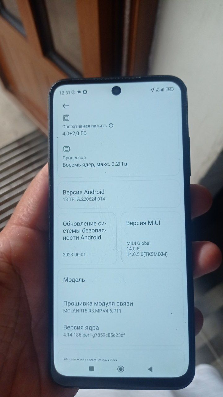 Redmi not 10 xolati zor