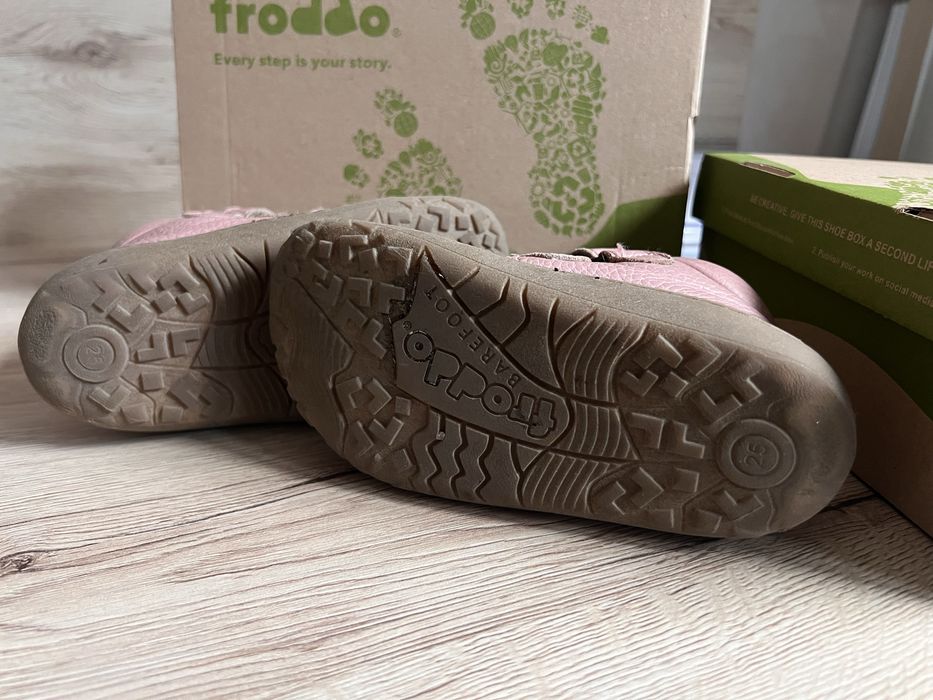 Детски боси обувки с вълна