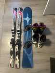 vand schiuri si placa snowboard