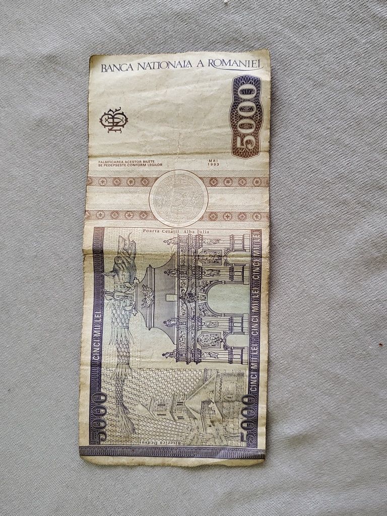 Bancnota Avram Iancu 1700 lei 1993