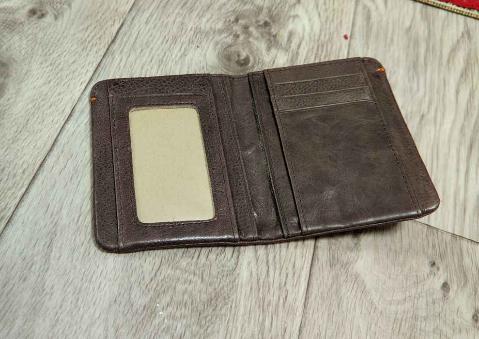 Кожаный портмоне, мужской.