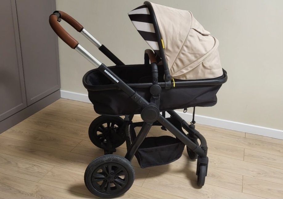 Коляска трансформер Happy Baby Mommer Stone бежевый