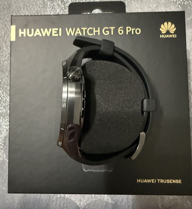 Smartwatch Huawei GT6 Pro 46 mm Black NOU garantie 2 ani
