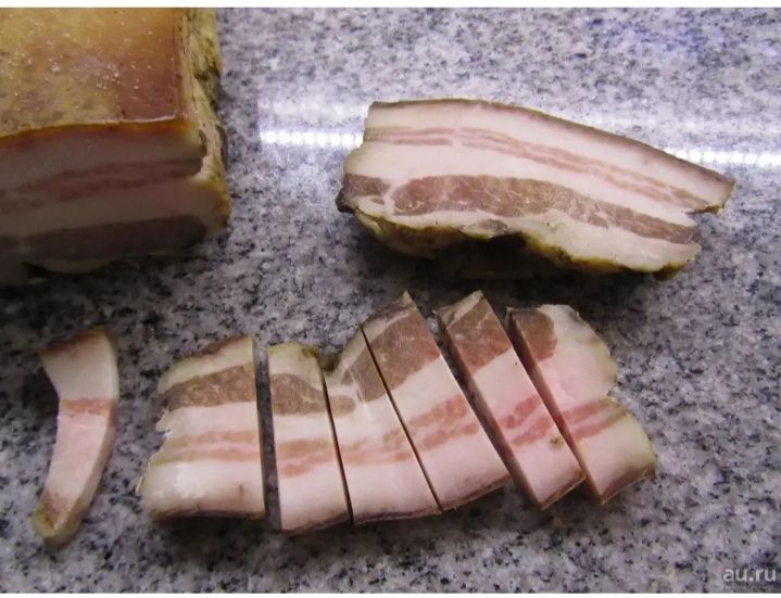 Копчённое сало домашние