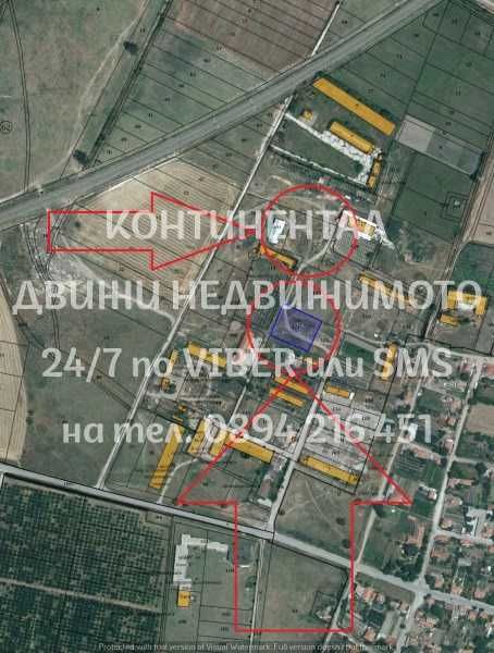 Три парцела 2-3300м2 в стоп. двор за промишлено - код 62482