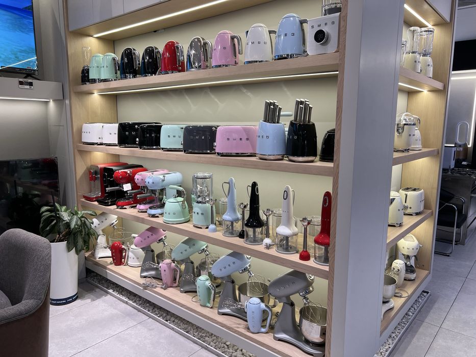 Smeg чайник со свистком — оригинал, 2 года гарантия, все цвета есть