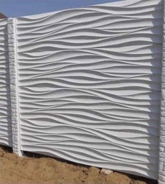 Gard decorativ beton armat /placi prefabricate și stalpi