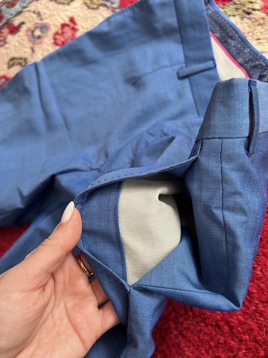 Pantaloni Zara office albastru deschis superbi marime 38