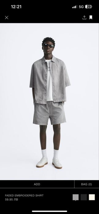 Zara embroidered set