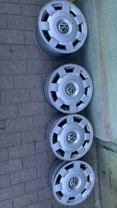 jante alu originale vw cady polo golf 4  5x100 r 15.audi  skoda seat