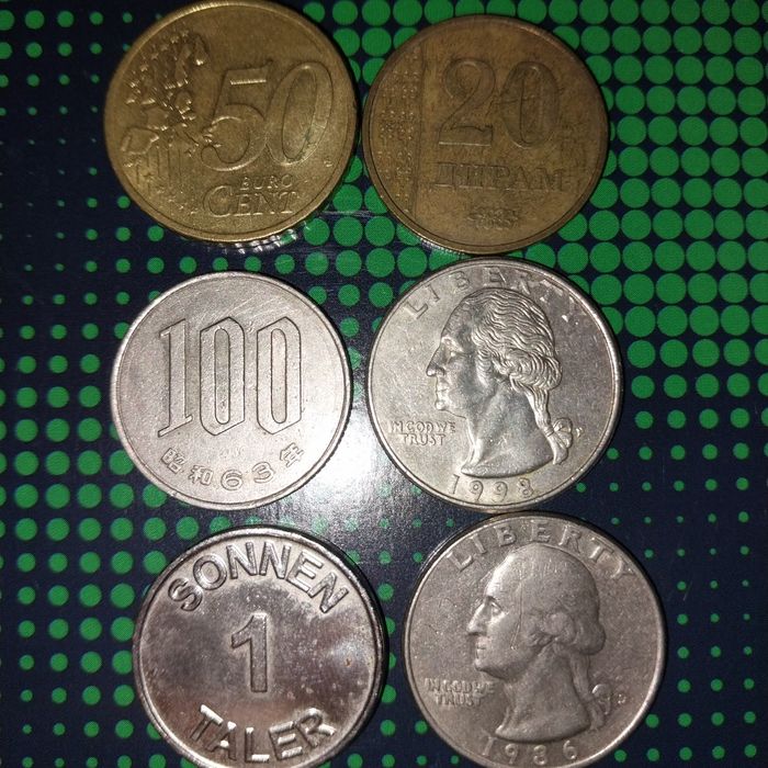 Монеты разных стран