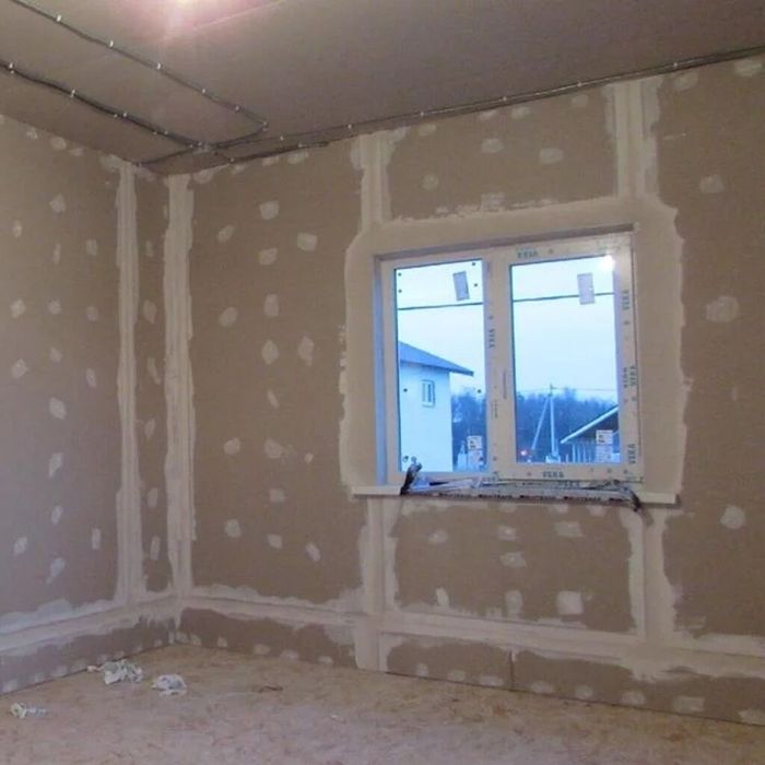 Штукатурка, гипсокартон, шпатлёвка