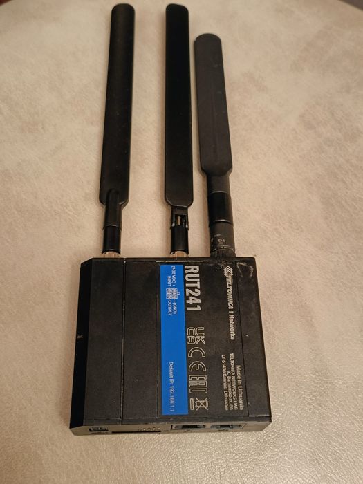 Router industrial IP Teltonika RUT241, 4G/LTE, WiFi, Ethernet, SMS, 10