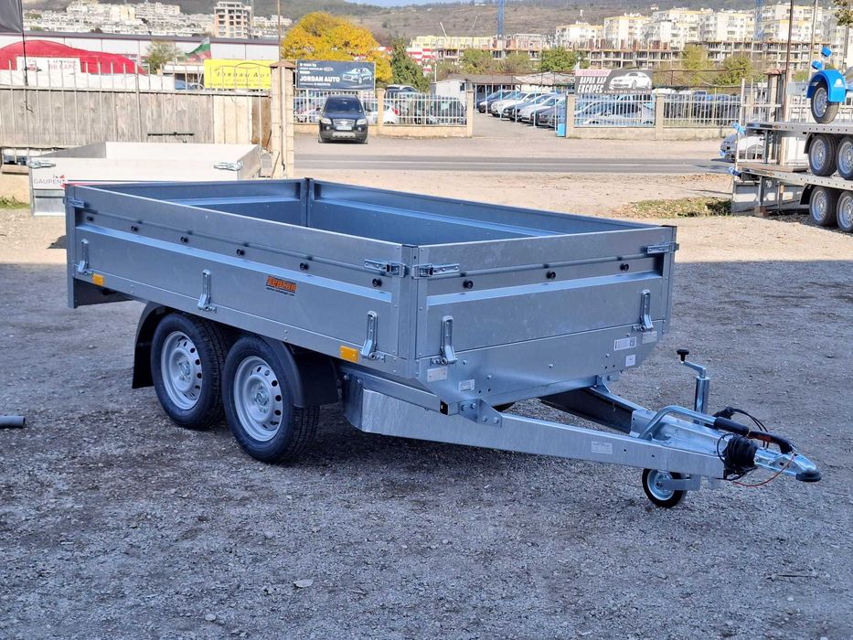 НОВО ремарке 750кг СЪС СПИРАЧКИ Neptun Nordica N07-263 2KPS