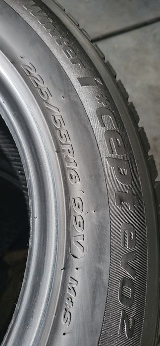 2 anvelope 225 55 16 hankook iarna 2019 6mm