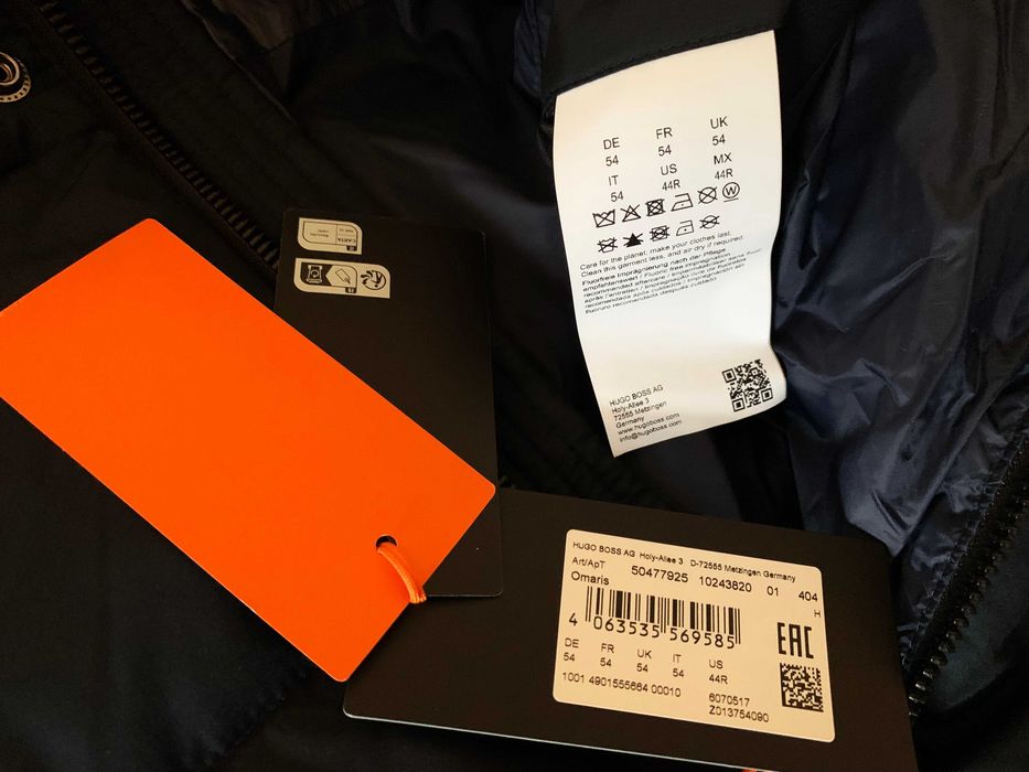 Geaca BOSS ORANGE Omaris_Casual_Impermeabila_Size M/L/XL_Originala