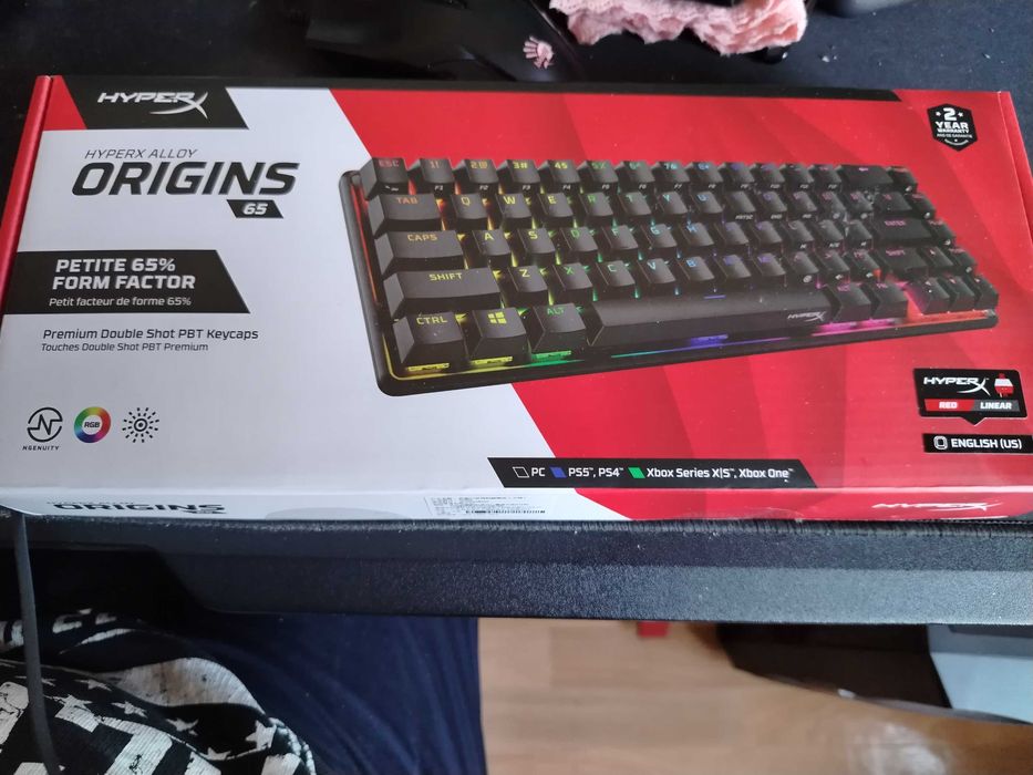 Клавиатура HyperX Alloy Origins 65 4P5D6AX черный
