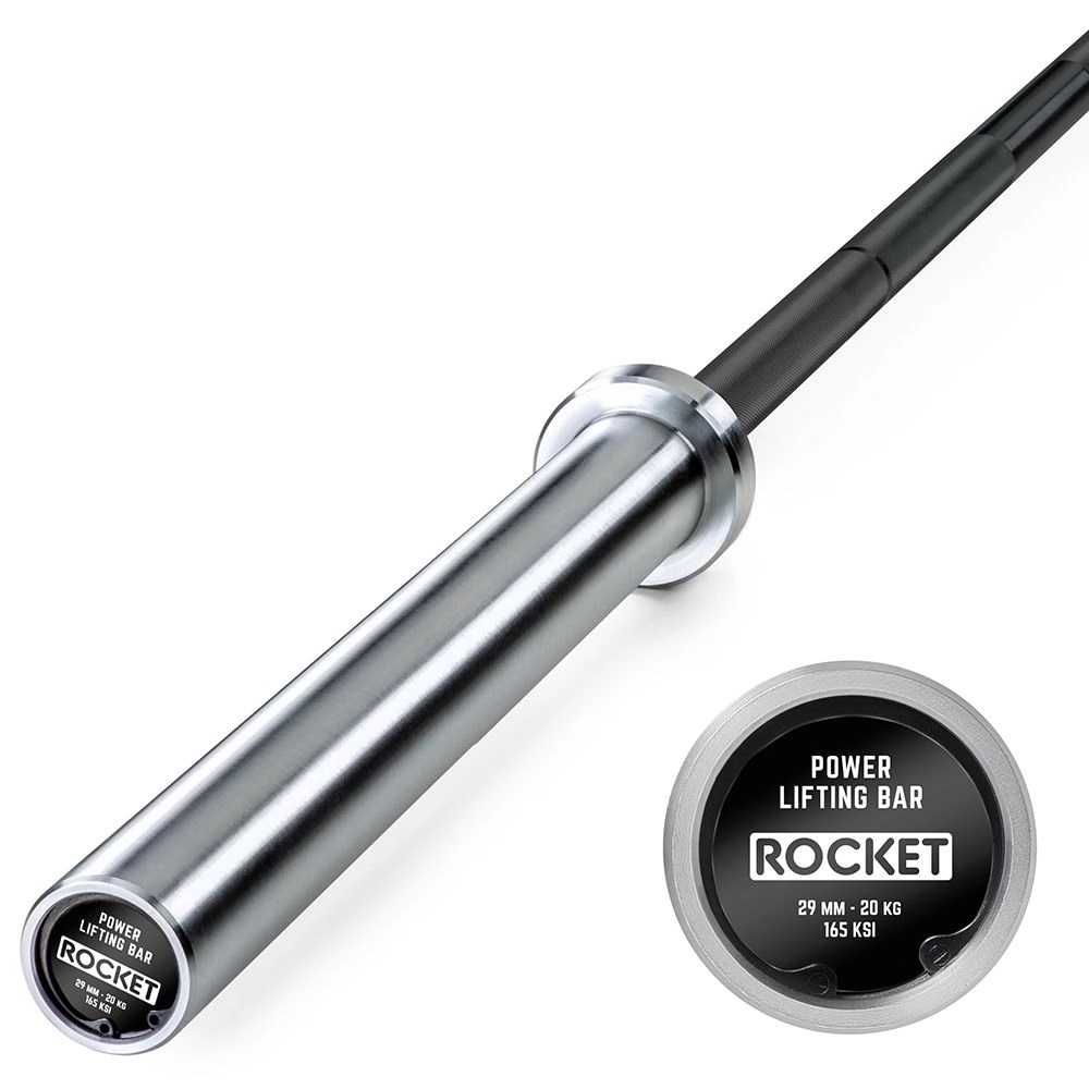 Олимпийски Лост Powerlifting Bar - 450 кг - Black Oxide / Chrome