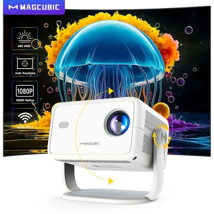 Videoproiector Smart Magcubic L 018, Android, 1080p nativ, 650ANSI nou