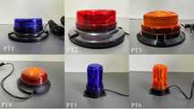Girofar auto LED galben albastru rosu rotativ magnet 12V-24V