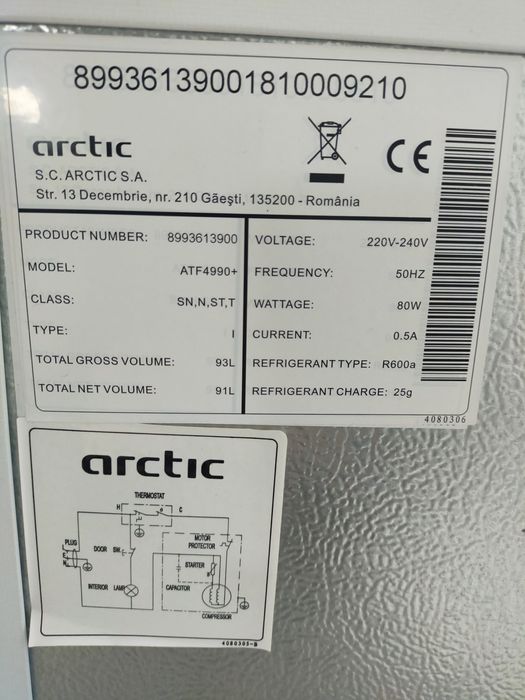 Frigider arctic in stare buna de functionare