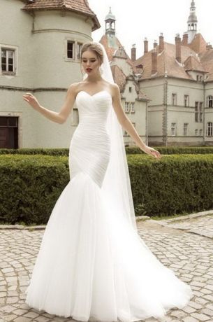 Свадебное платье - русалка