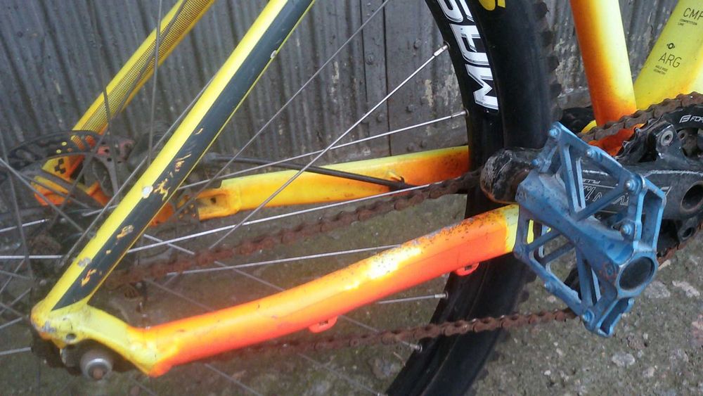 Части за колело - рамка Cube Aim Pro 27.5", само с колела и кормило