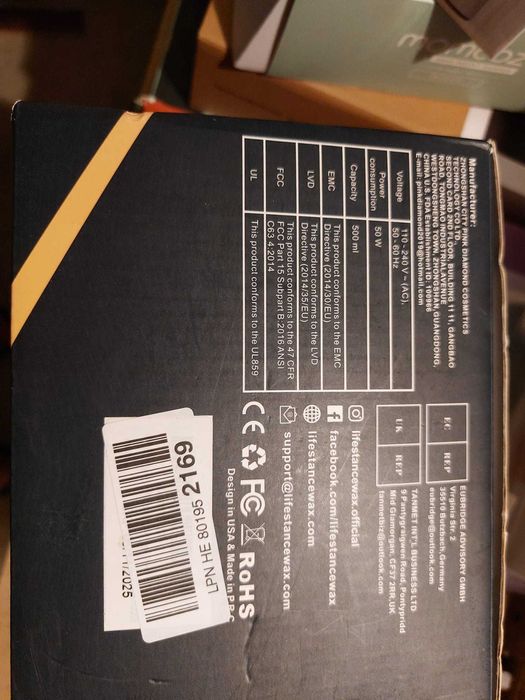 Epilator Lifestance Waxing Kit pentru toate tipurile de păr