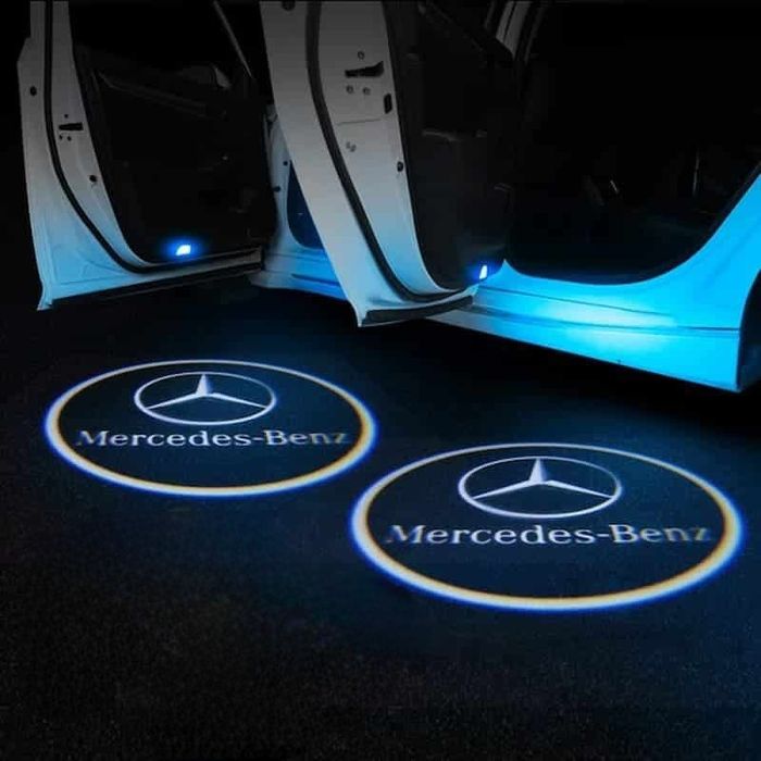 Led светлини с лого на автомобили - Mercedes Benz, Audi, BMW !