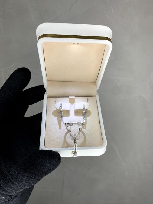 Kumush uzuk zirak komplekt 925 proba Женский Кольцо серьги комплект