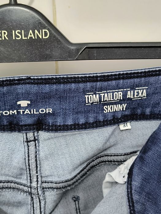 Blugi marca Tom Tailor mărime 32 culoare albastru