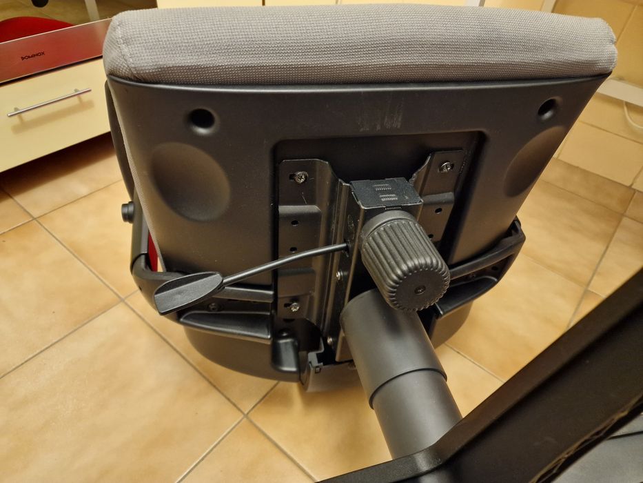 Scaun ergonomic de birou, Profim Raya Red, calitate industriala