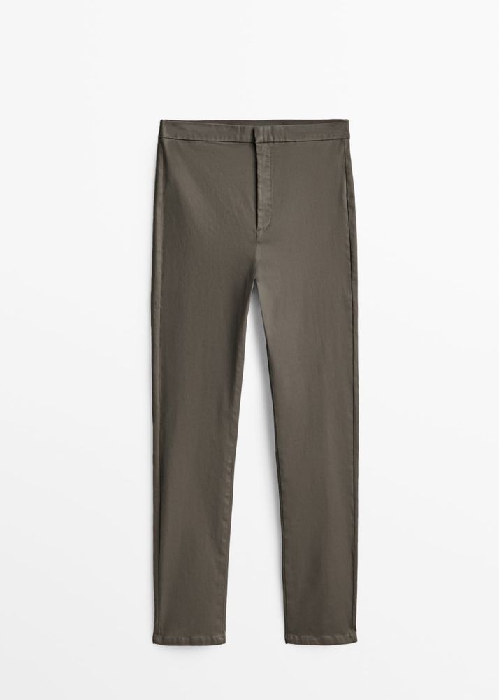 Pantaloni cerati Massimo Dutti