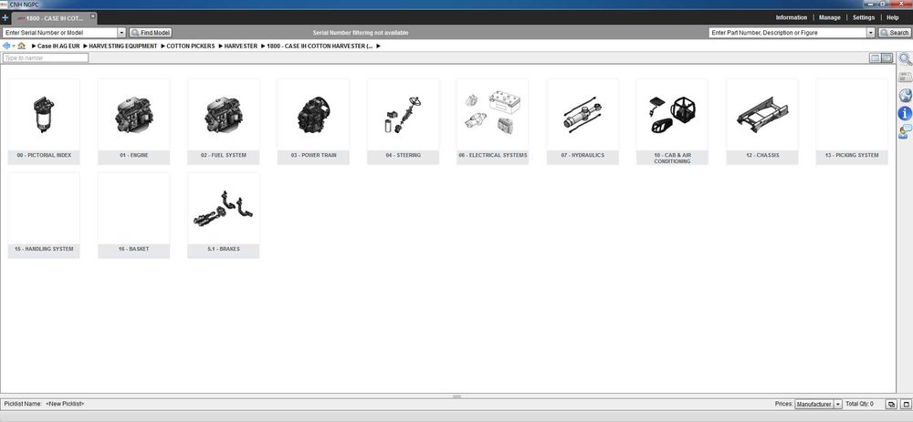 CASE IH Agricultural Europe 2020 - Catalog de piese