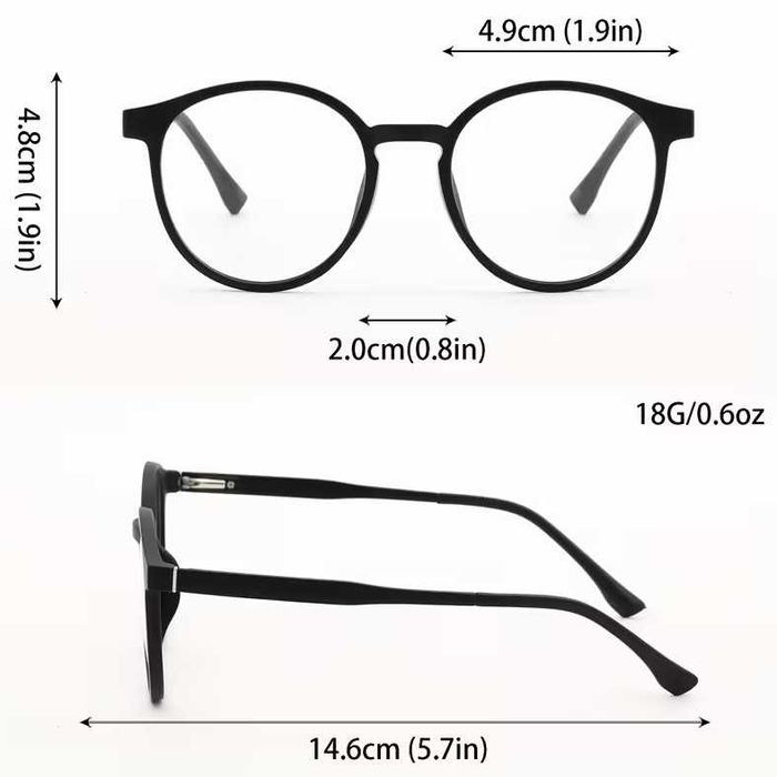 Rama ochelari cu lentile magnetice, tip Clip-on, Polarized,