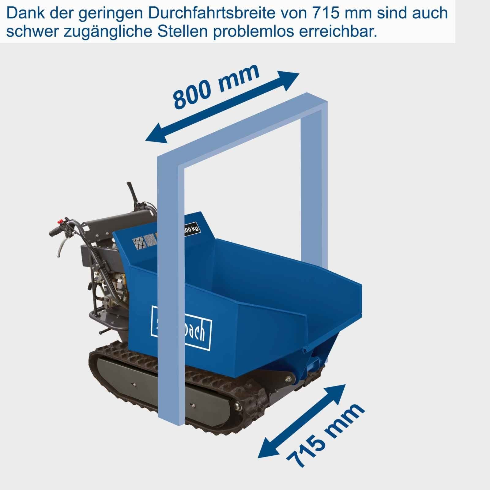 Dumper senilat 500 kg scheppach