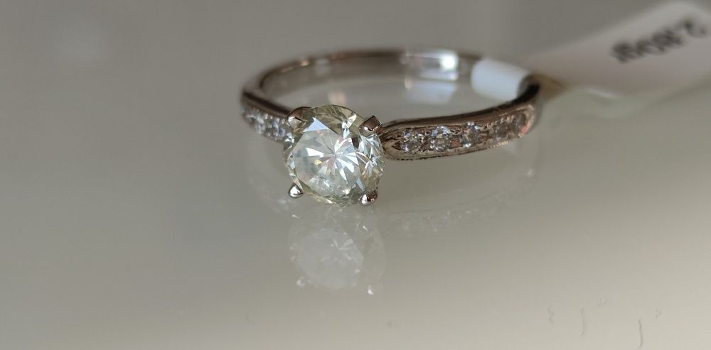 Inel logodna 14k cu diamante 1.40ct