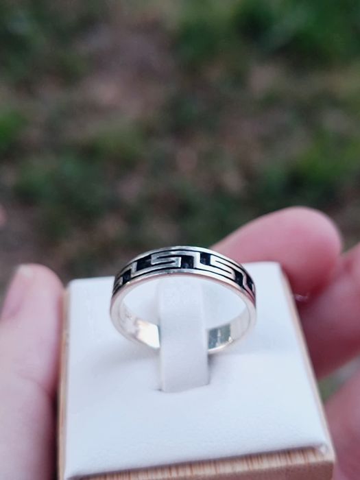 Inel din argint de 925, model grecesc, ce simbolizeaza infinitul