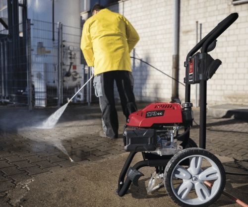 Wap de splat pa benzina scheppach 200bari motor benzină 5.5 cp 4 timp