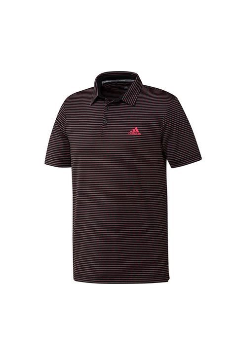 adidas Ultimate365 Space dye stripe golf polo shirt