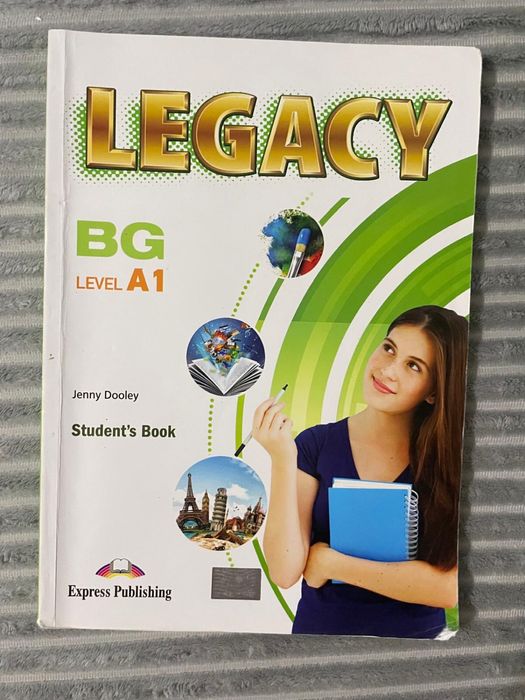 Учебник и учебна тетрадка по англисйки  Legacy A1