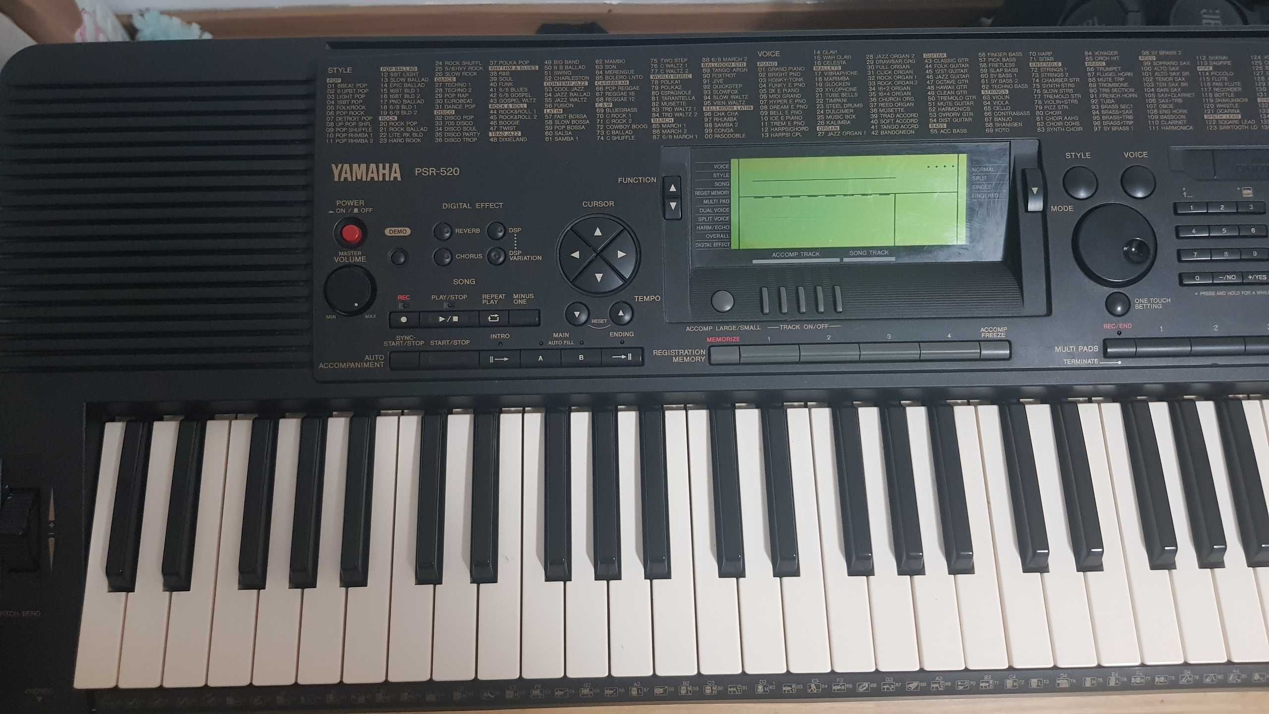 Orga Yamaha PSR 520