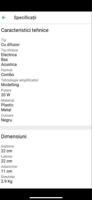 Vand chitara electronica cu Amplificator si mentronom