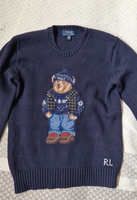 Оригинален пуловер Ralph Lauren мече