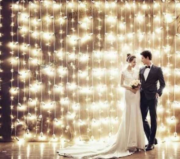 Студено бял Водопад Мигащ с 20 Въжета 720л 3 х 3м опция снаждане