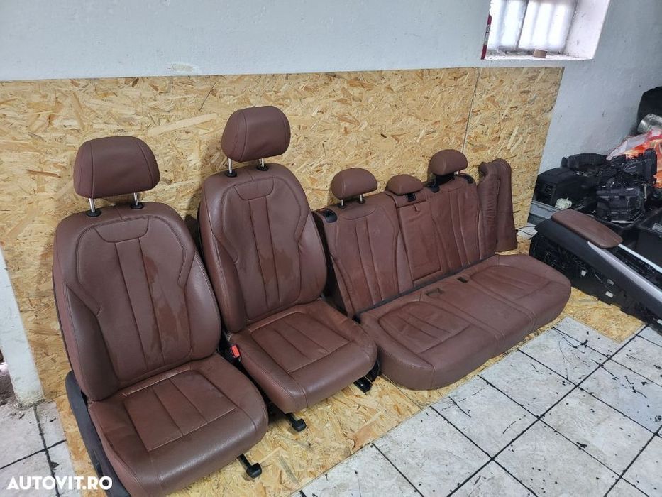 Scaune Interior Piele Bmw X5 F15 Incalzire Stare Buna