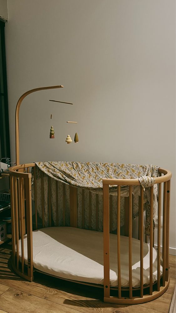 Кровать-трансформер Stokke Sleepi (полный комплект) + 2 матраса