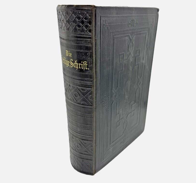 Biblia / Biblie veche , 1894 , limba germana , 21x14x5 cm , crestinism
