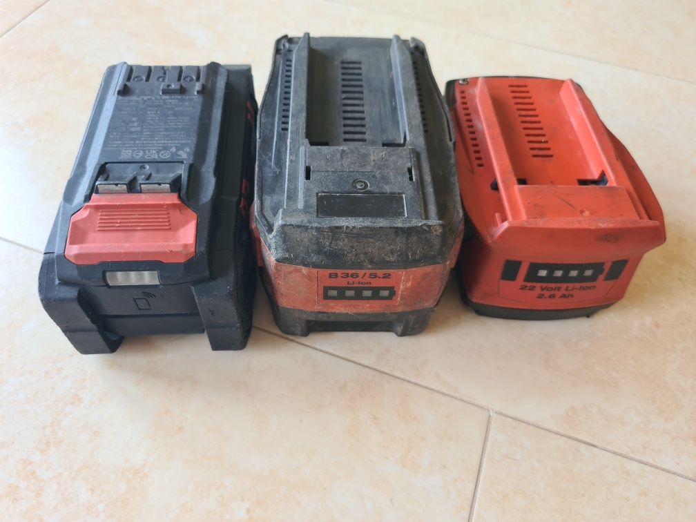 Hilti B22-170/22V/8Ah nuron, B36/5,2 Ah , B22/2,6 Ah